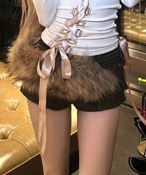 ViViDAY ベルト エコファーベルト レディース : ZOZOTOWN Yahoo!店