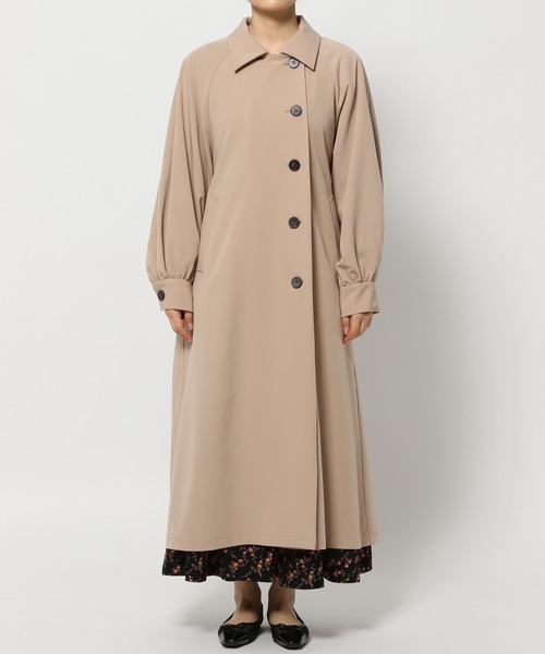 「mysty woman」 トレンチコート SMALL ベージュ レディース_画像5