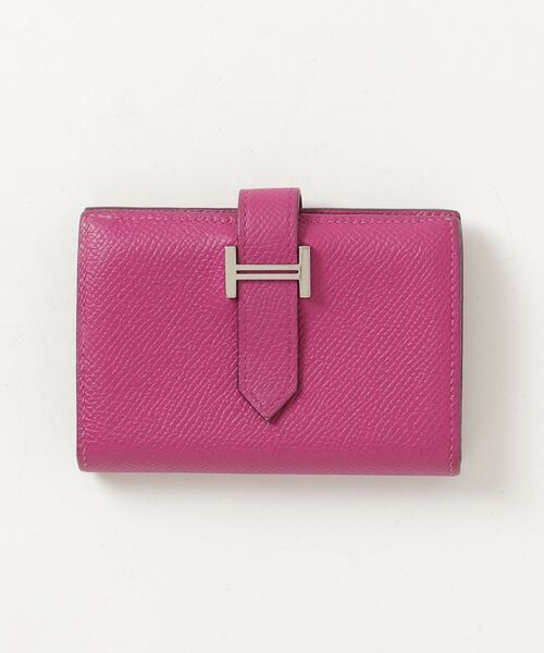 極美品 エルメス ベアンミニ カードケース ケース ミニ財布 ピンク 極美品 エルメス ベアンミニ カードケース コインケース ミニ財布