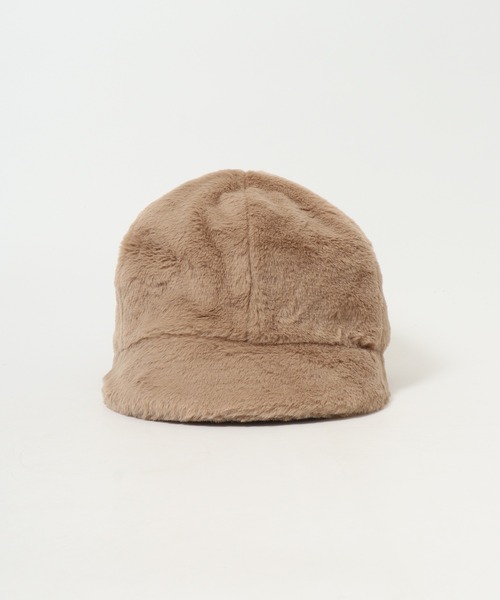 FUNALIVE（ファンアライブ） 帽子 キャスケット ソフトファー