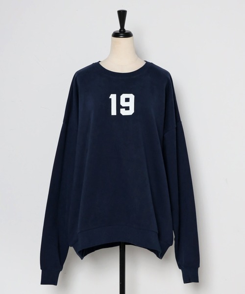 「Bonjour Sagan」 スウェットカットソー FREE ネイビー レディース_画像3