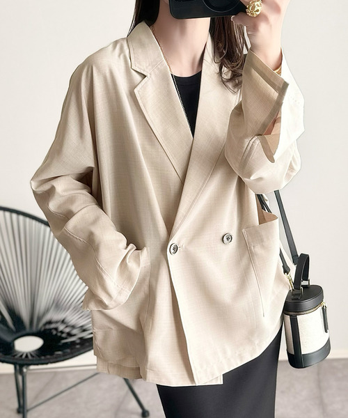 「classicalelf」 テーラードジャケット SMALL チャコール レディース_画像4