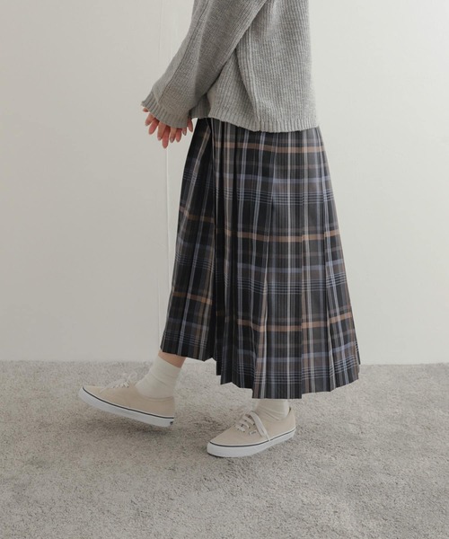 「URBAN RESEARCH DOORS」 プリーツスカート MEDIUM グレー系その他 レディース_画像8