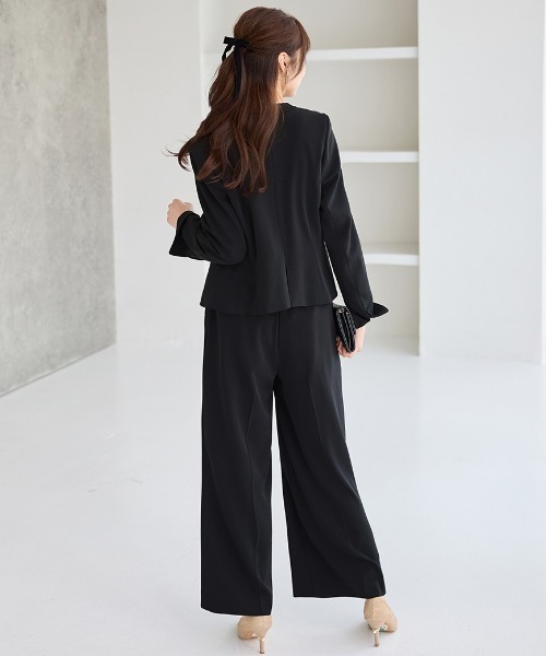 alotta（アロッタ） セットアップ 「ブラウス付き3点セット」洗える