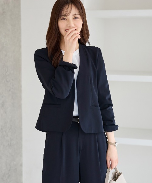 alotta（アロッタ） セットアップ 「ブラウス付き3点セット」洗える