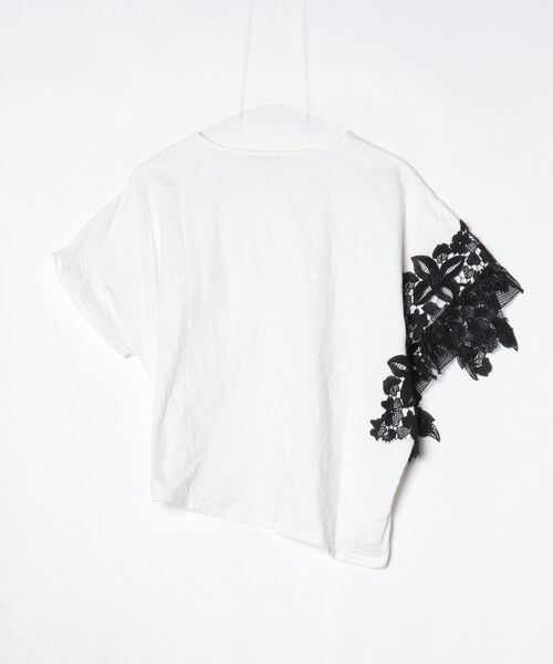「OSMOSIS」 半袖カットソー ONE SIZE ホワイト レディース_画像2