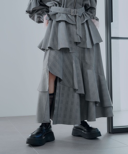 HARE（ハレ） スカート フリルレーススリットスカート(HARE