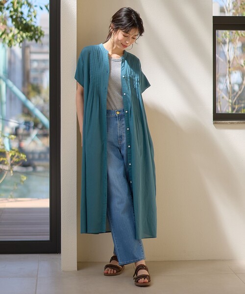 ANY（エニィ） 半袖ワンピース 4 グレー レディース : ZOZOTOWN Yahoo