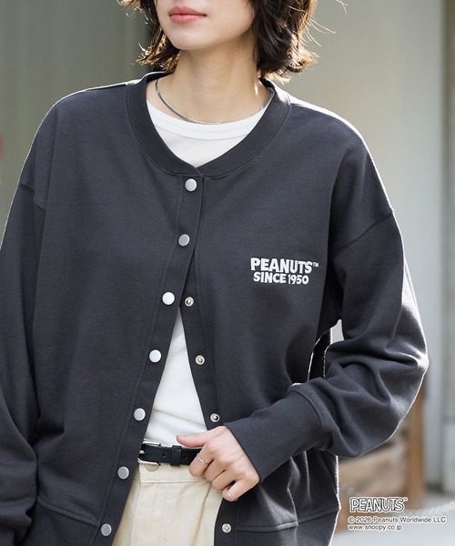 PEANUTS カーディガン 「PEANUTS / SNOOPY」別注 ピーナッツ