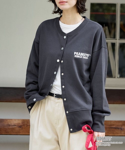 PEANUTS カーディガン 「PEANUTS / SNOOPY」別注 ピーナッツ