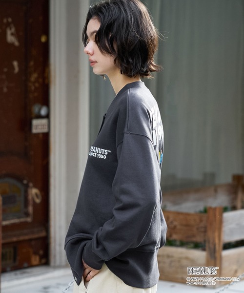 PEANUTS カーディガン 「PEANUTS / SNOOPY」別注 ピーナッツ