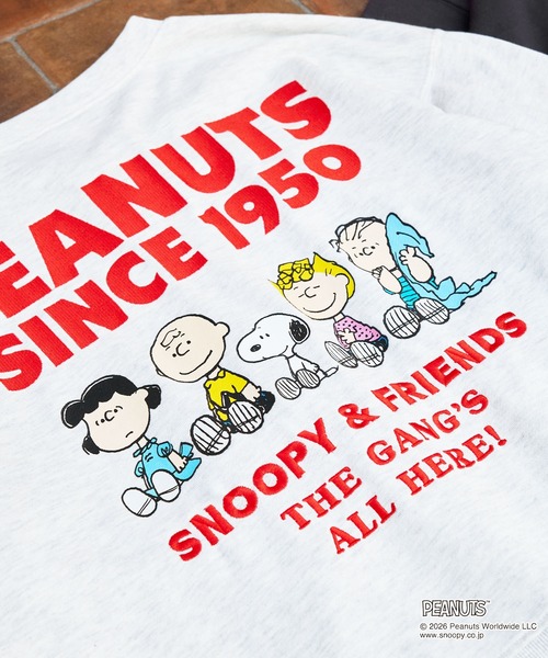 別注　スヌーピー　フレンズ　スウェットカーディガン　ユニセックスL PEANUTS カーディガン 「PEANUTS / SNOOPY」別注 ピーナッツ