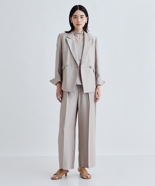 「GALLEST」 ジャケット 36 チャコールグレー レディース_画像7