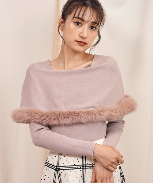 「NOELA」 長袖ニット フリー ピンク レディース_画像4