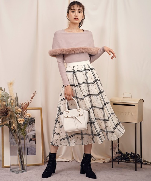 「NOELA」 長袖ニット フリー ピンク レディース_画像6