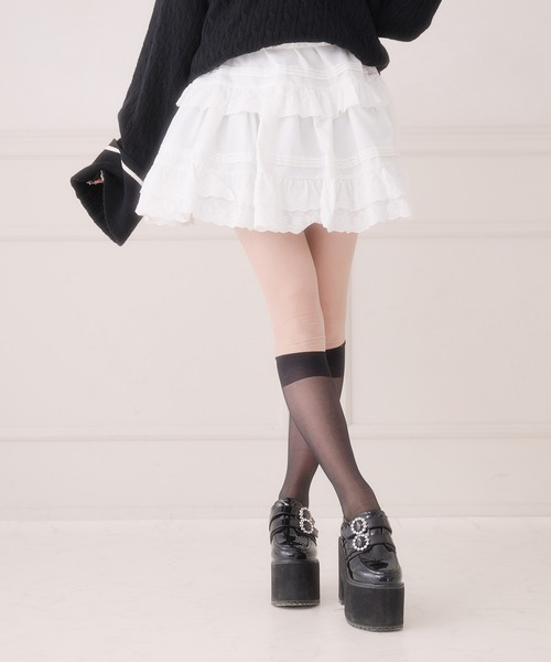 Pal elfy スカート コットンレースフリルスカート : ZOZOTOWN Yahoo!店