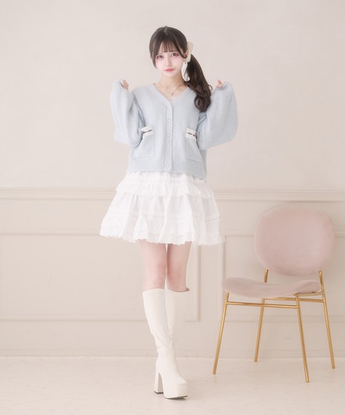 Pal elfy スカート コットンレースフリルスカート : ZOZOTOWN Yahoo!店