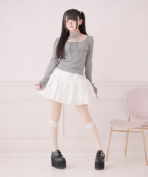 Pal elfy スカート コットンレースフリルスカート : ZOZOTOWN Yahoo!店