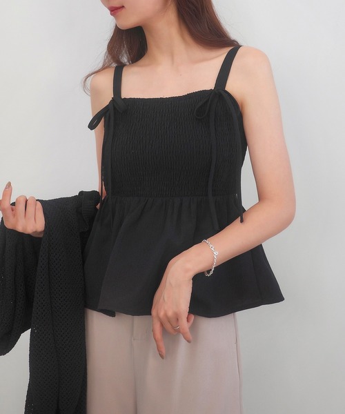 「CENEA」 ニットアンサンブル MEDIUM チャコール レディース_画像7