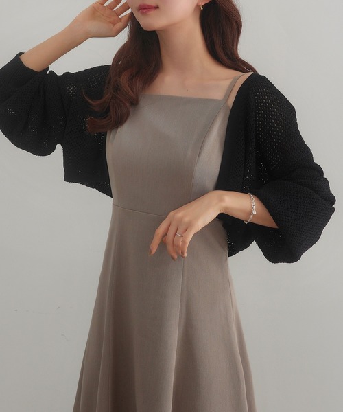 「CENEA」 ニットアンサンブル MEDIUM チャコール レディース_画像9