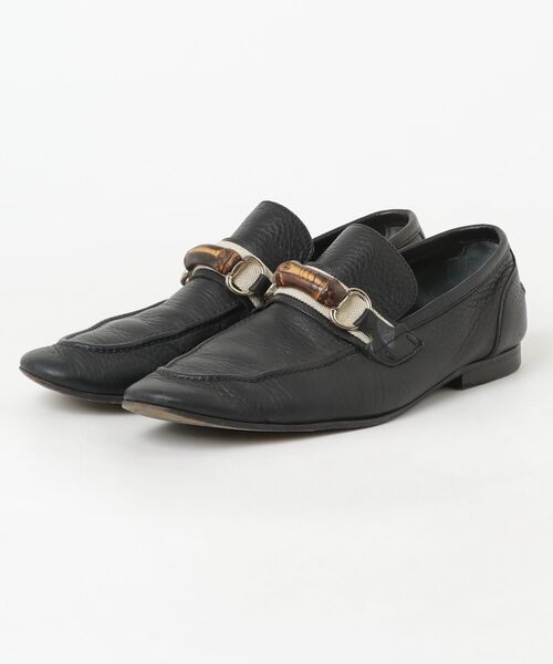GUCCI（グッチ） ホースビット ローファー 42 ブラック メンズ