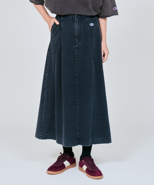 Champion フリーススカート M ネイビー Champion（チャンピオン） ロング スカート 「Champion/チャンピオン