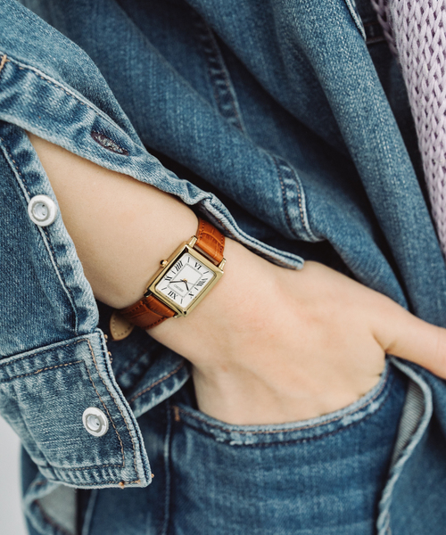 agete（アガット） 腕時計 革ベルトジュエリーウォッチ レディース