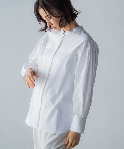 「LAUTREAMONT」 長袖ブラウス 9号 ホワイト系その他 レディース_画像5