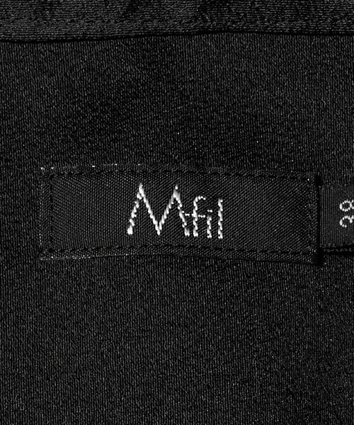 ブルゾン アウター 「M・fil」ダブルクロス ブルゾン レディースの画像
