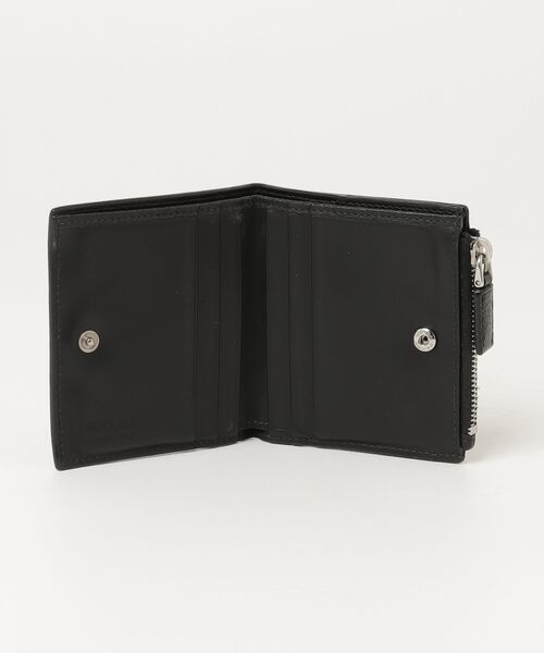 美品　PRADA財布　ブラック プラダ 二つ折り財布 レディース VERNICE ブラック PRADA 1MV204 069