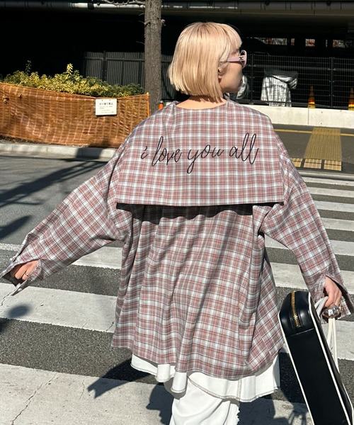Alley Tokyo ブラウス シャツ 「リバイバル」メッセージセーラーシャツ Alley Tokyo ブラウス シャツ 「リバイバル」メッセージセーラーシャツ