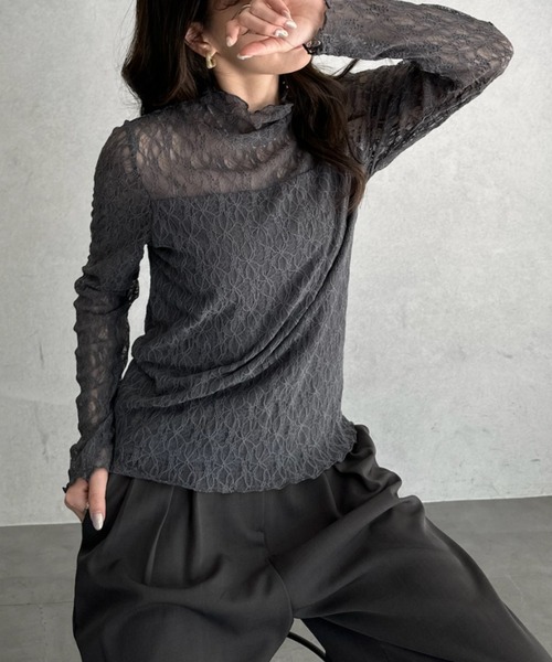 TREOVER tシャツ デイリーからお呼ばれシーンまで活躍 プチハイネック