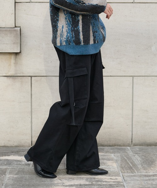 「COLONY 2139」 カーゴパンツ LARGE ブラック メンズ_画像3