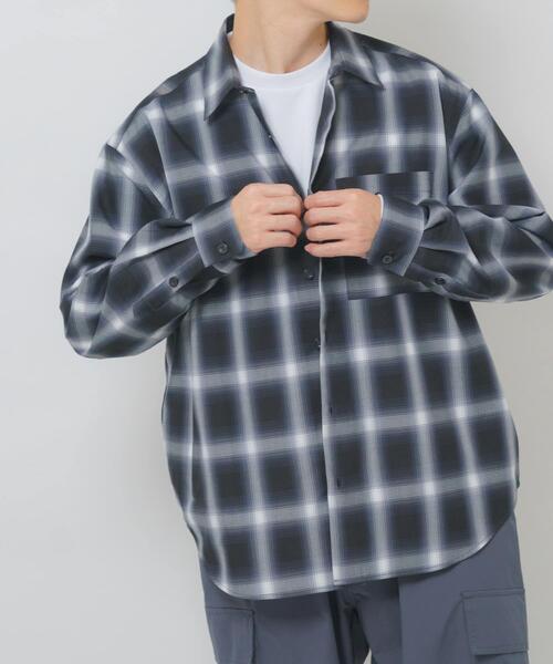 ITEMS URBANRESEARCH（アイテムズ アーバンリサーチ） シャツ オンブレ