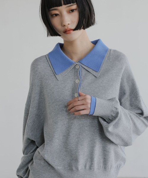 LOWRYS FARM（ローリーズファーム） ニット セーター バイカラー