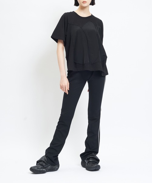 パンツ ブーツカットポンチパンツ レディース メンズの画像