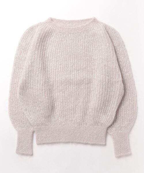 「DouDou」 長袖ニット FREE ピンク レディース_画像2