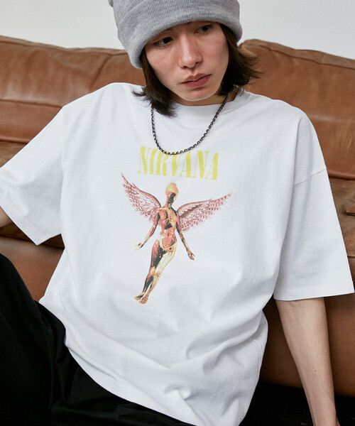 PUBLUX（パブリュクス） tシャツ NIRVANA IN UTERO バンドTシャツ 限定