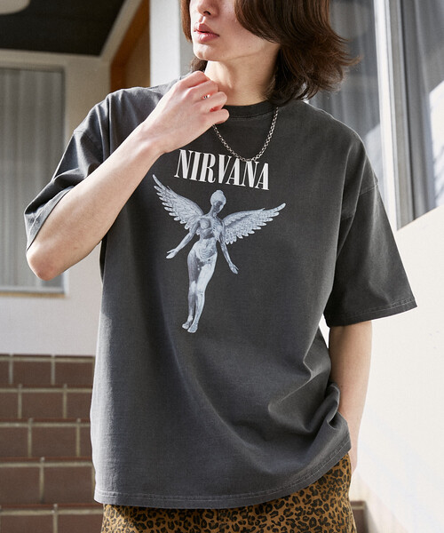PUBLUX（パブリュクス） tシャツ NIRVANA IN UTERO バンドTシャツ 限定