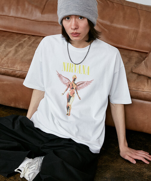 PUBLUX（パブリュクス） tシャツ NIRVANA IN UTERO バンドTシャツ 限定