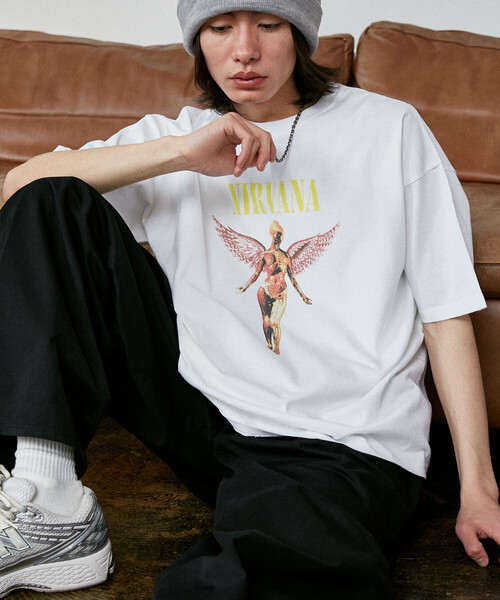 PUBLUX（パブリュクス） tシャツ NIRVANA IN UTERO バンドTシャツ 限定