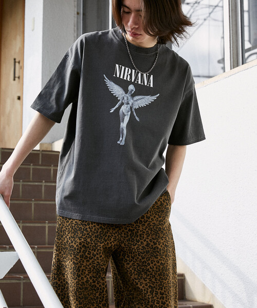 PUBLUX（パブリュクス） tシャツ NIRVANA IN UTERO バンドTシャツ 限定
