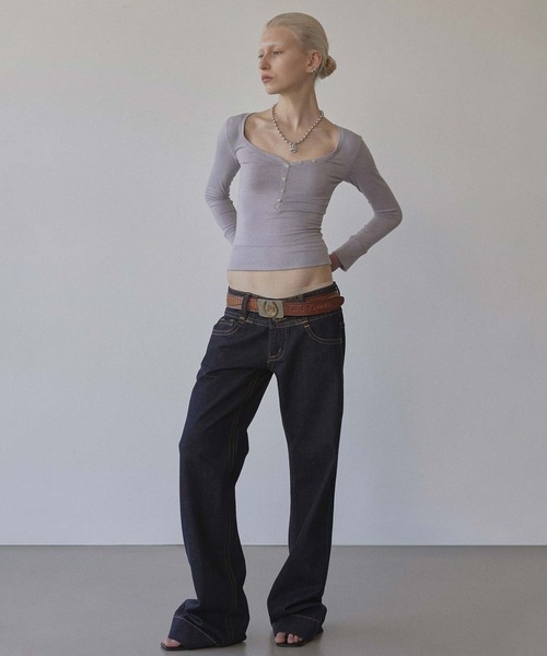 SCULPTOR（スカルプター） デニムパンツ MEDIUM ライトグレー