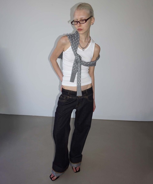 SCULPTOR（スカルプター） デニムパンツ MEDIUM ライトグレー