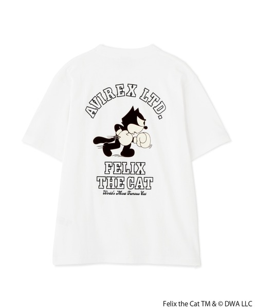 THE FELiX 半袖Tシャツ「AVIREXコラボ」 LARGE ホワイト メンズ