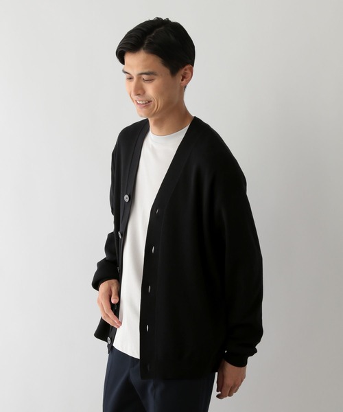 「GLOBAL WORK Smile Seed Store」 ニットカーディガン SMALL ベージュ メンズ_画像6