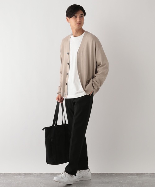 「GLOBAL WORK Smile Seed Store」 ニットカーディガン SMALL ベージュ メンズ_画像9