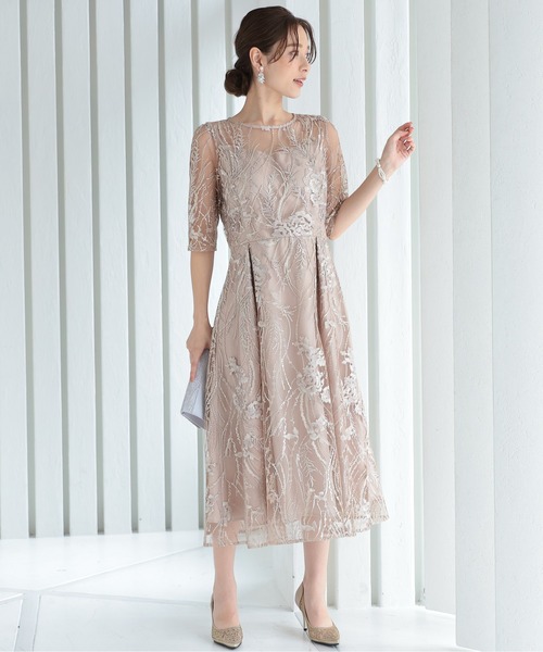 「PREFERIR」 半袖ワンピース MEDIUM ブラック レディース_画像6