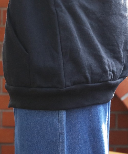「LOS ANGELES APPAREL」 ジップアップパーカー LARGE ブラック メンズの画像