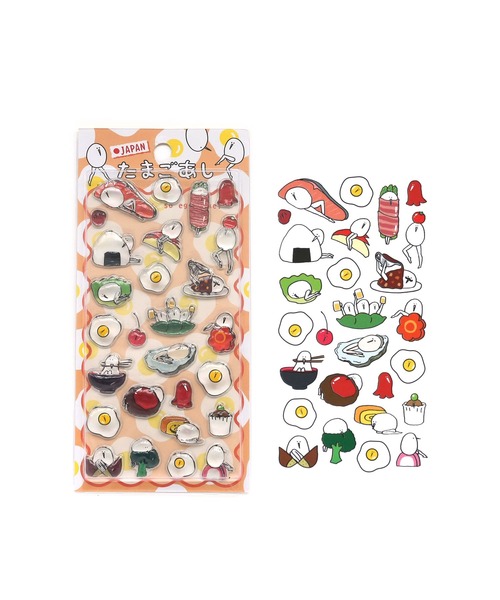 たまごあし シール ステッカー　新品未使用 colleca la（コレカラ） ステッカー たまごあし ぷっくりシール